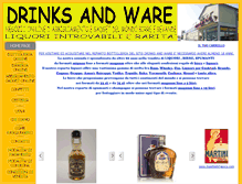 Tablet Screenshot of drinksandware.com